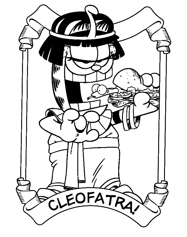 Cleofatra Coloring Pages