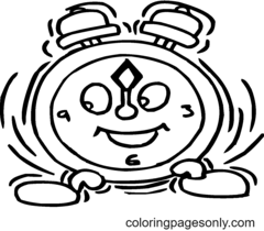 Coloriage Horloge