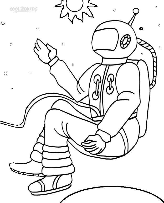 Astronau sentado de astronauta