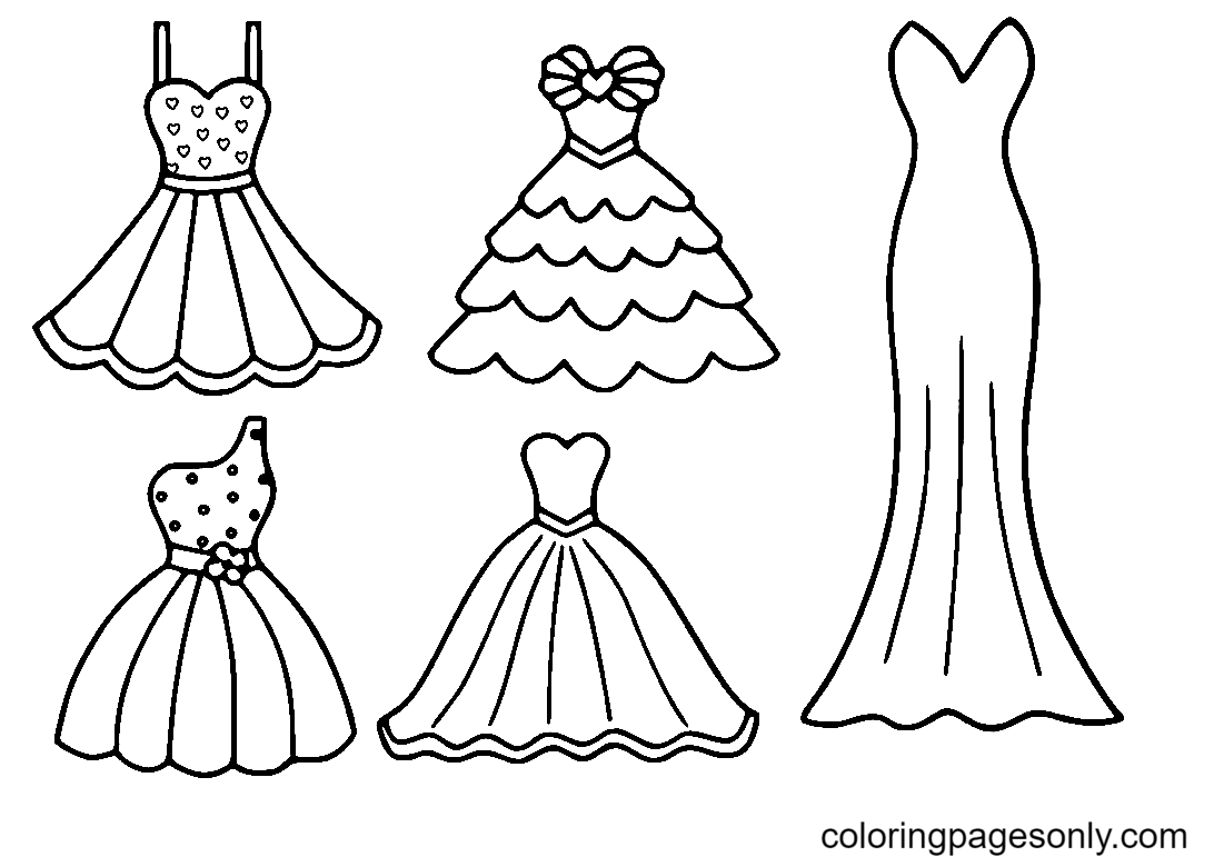 780  Wedding Dress Coloring Pages Printable  Latest Free