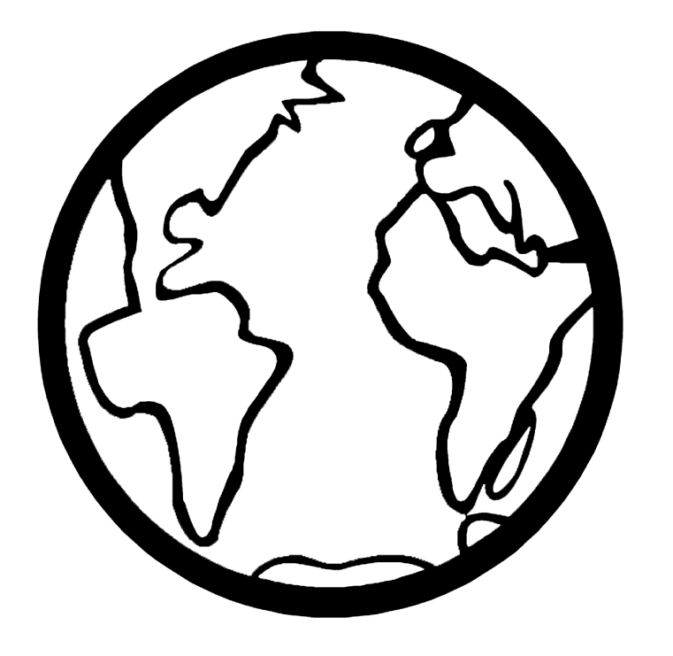 Earth for Kids Coloring Page