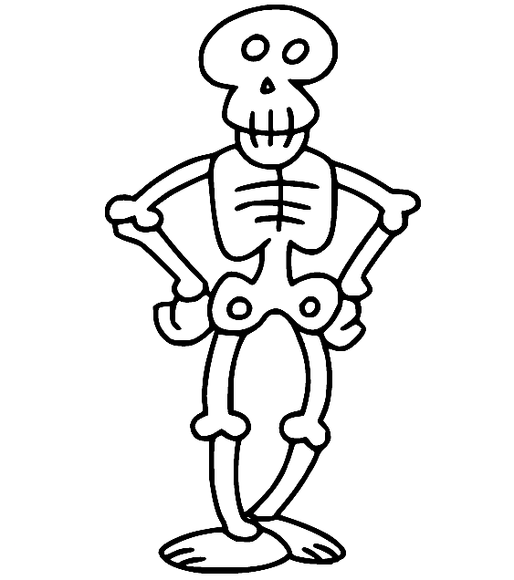 Einfaches Skelett von Skeleton