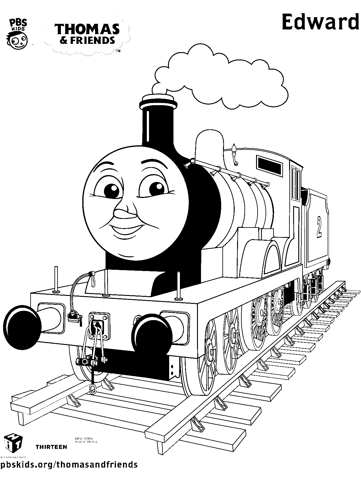 Edward Coloring Page