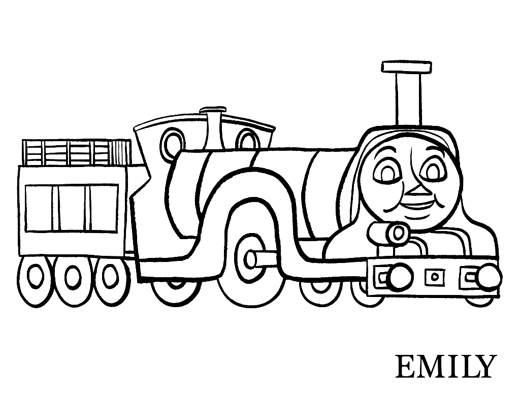 Emily, la locomotora femenina de Thomas y sus amigos
