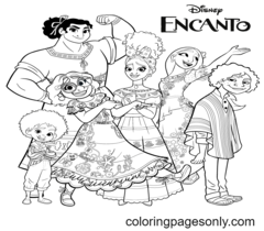 Encanto Coloring Pages - Encanto Coloring Pages - Coloring Pages For