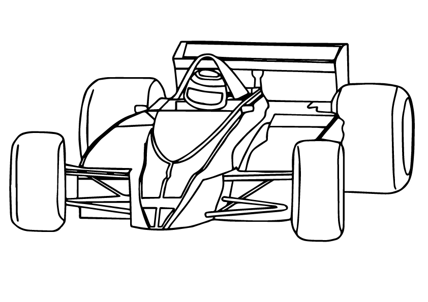 F1-Rennwagen von Racing Car