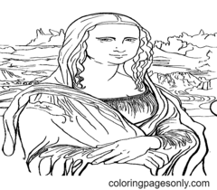 Famous paintings Coloring Pages