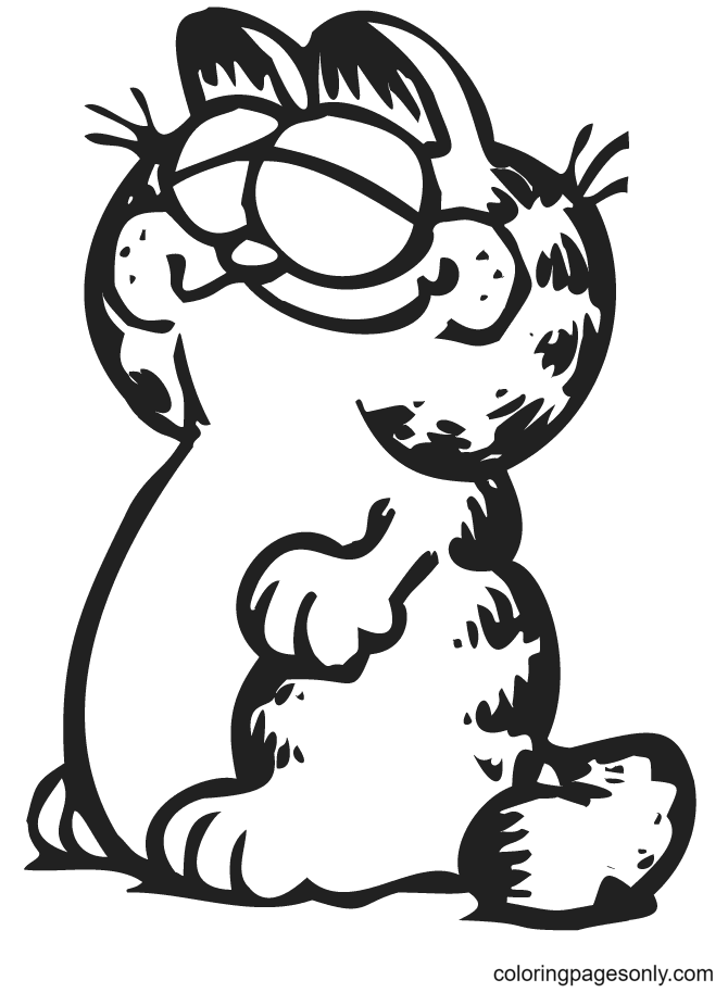 Fat Garfield from Garfield
