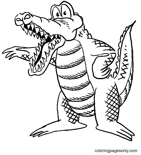 Alligator féroce d'Alligator