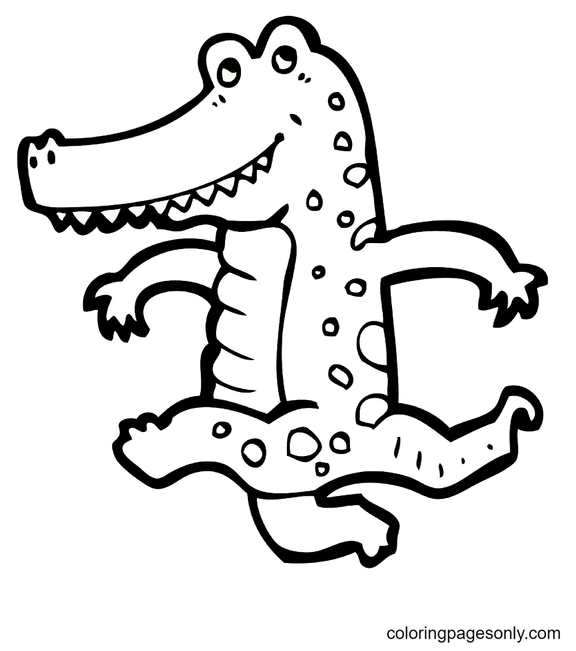 Petit alligator drôle d'Alligator