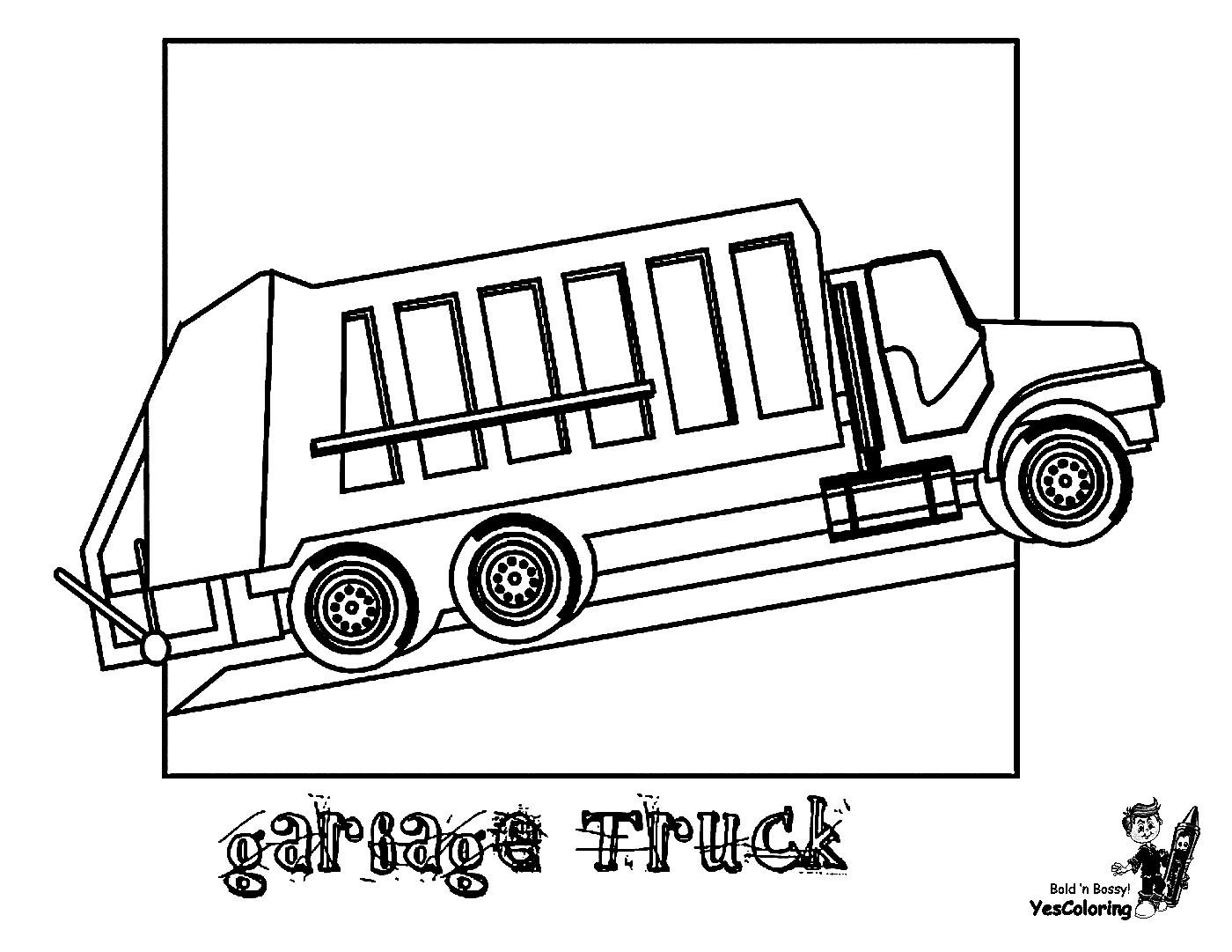 Camion della spazzatura per bambini da Camion della spazzatura