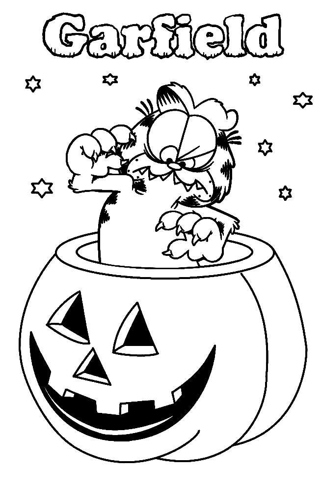 Garfield Coloring Pages - Coloring Pages For Kids And Adults