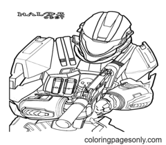 Coloriages Halo
