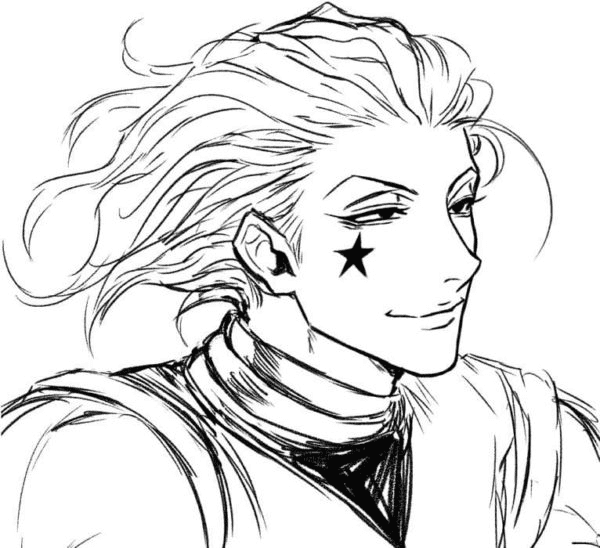 Handsome Hisoka Morow Coloring Pages