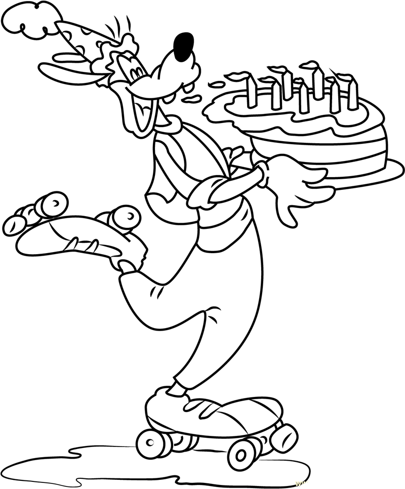 Gelukkige verjaardag Goofy van Goofy