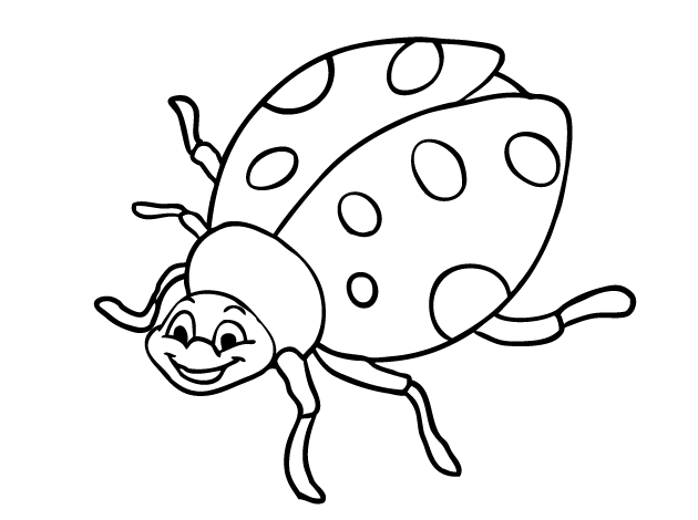 Fröhlicher Marienkäfer von Bugs