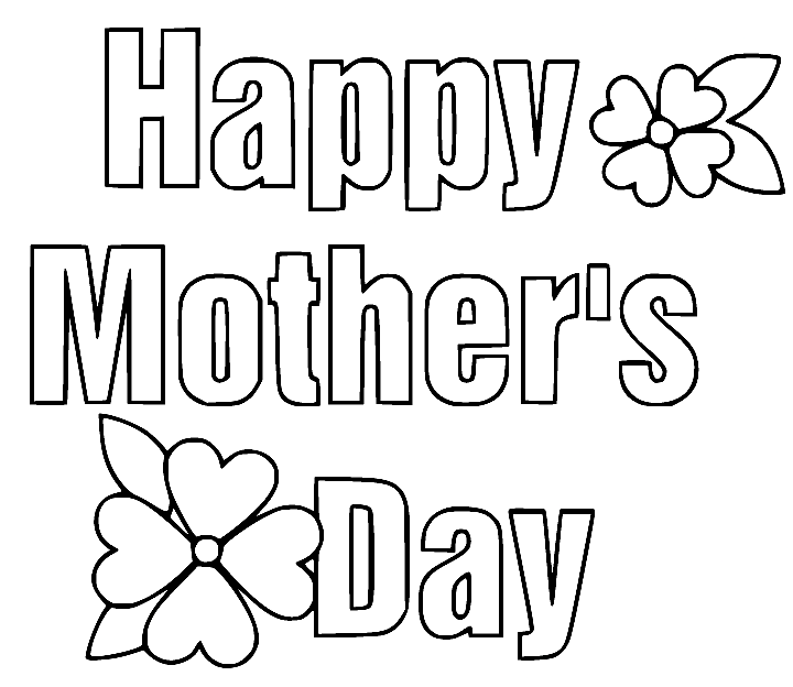 Feliz Día de las Madres con Flores del Día de la Madre