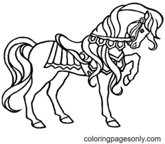 Disegni di cavalli da colorare