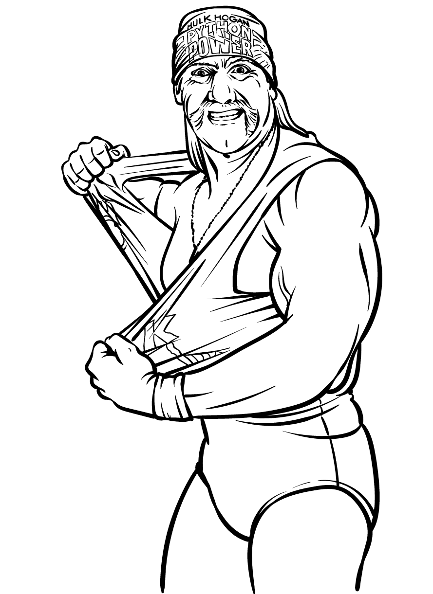 Coloring Pages Wrestling