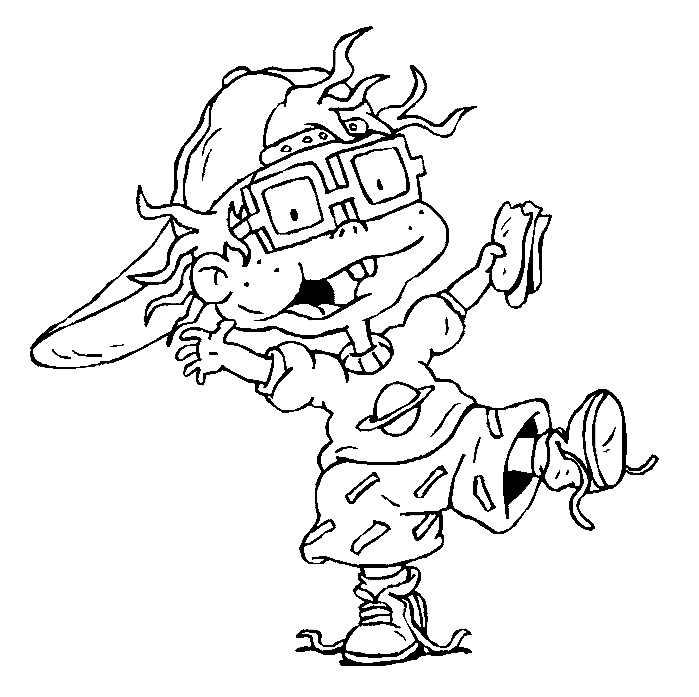 Hungry Chuckie Coloring Page