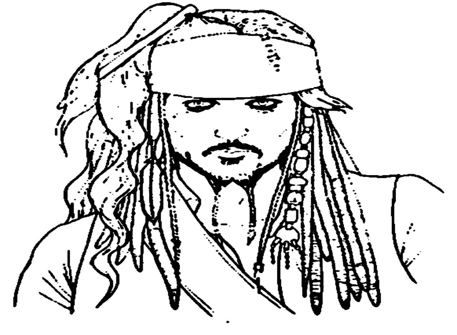 Jack Sparrow – The Pirates Of The Caribbean van Pirate