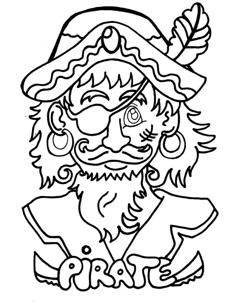 Jake The Pirate Coloring Page