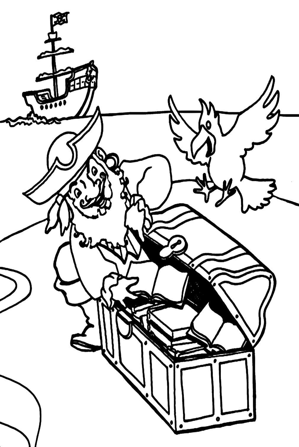 Jake And The Pirates Coloring Pages