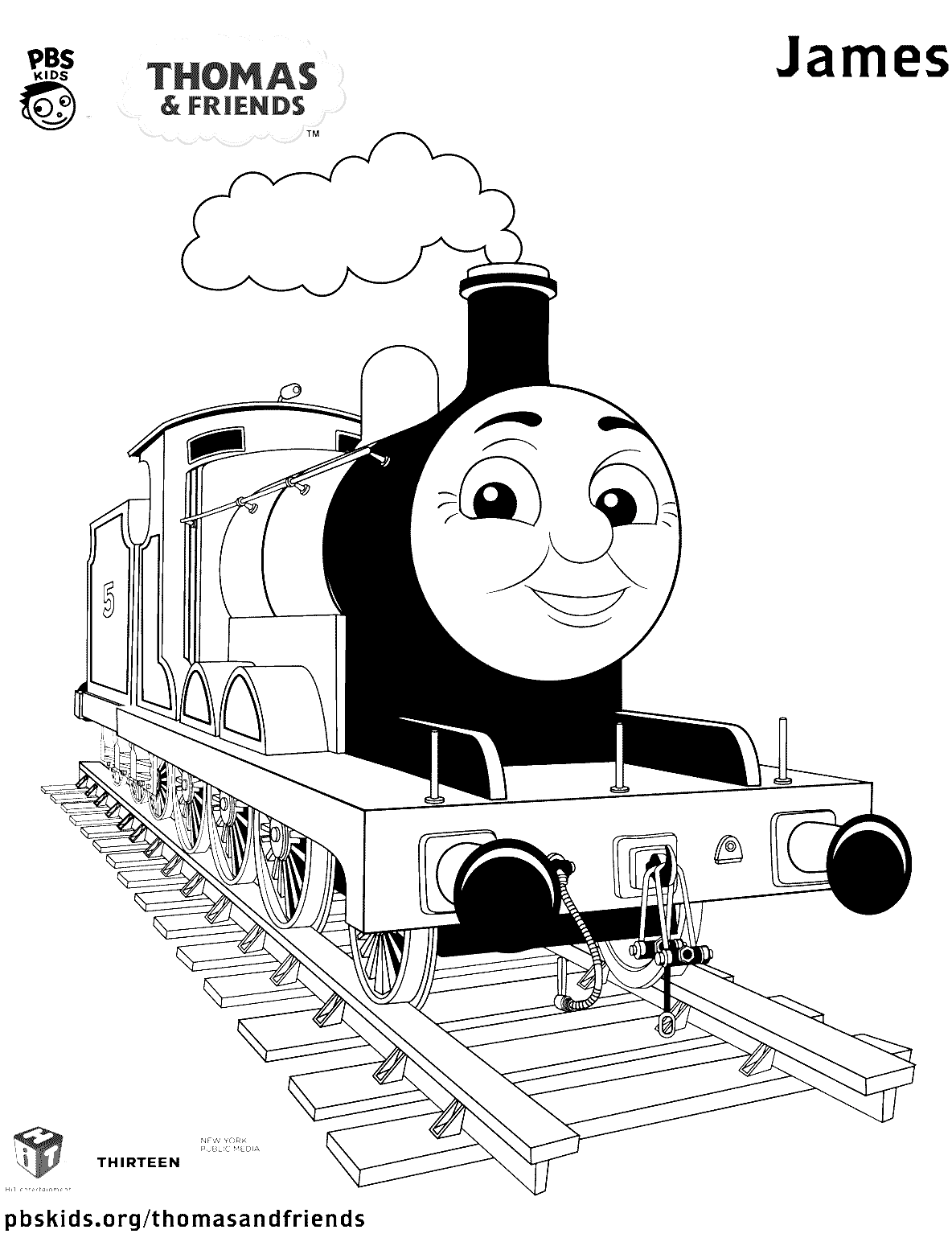 James Coloring Page