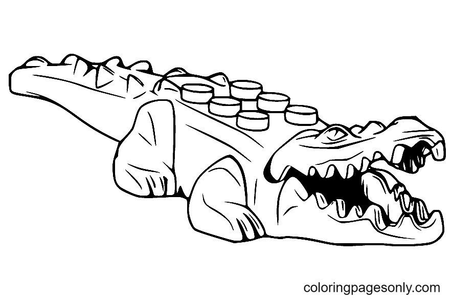 L'alligatore Lego di L'alligatore