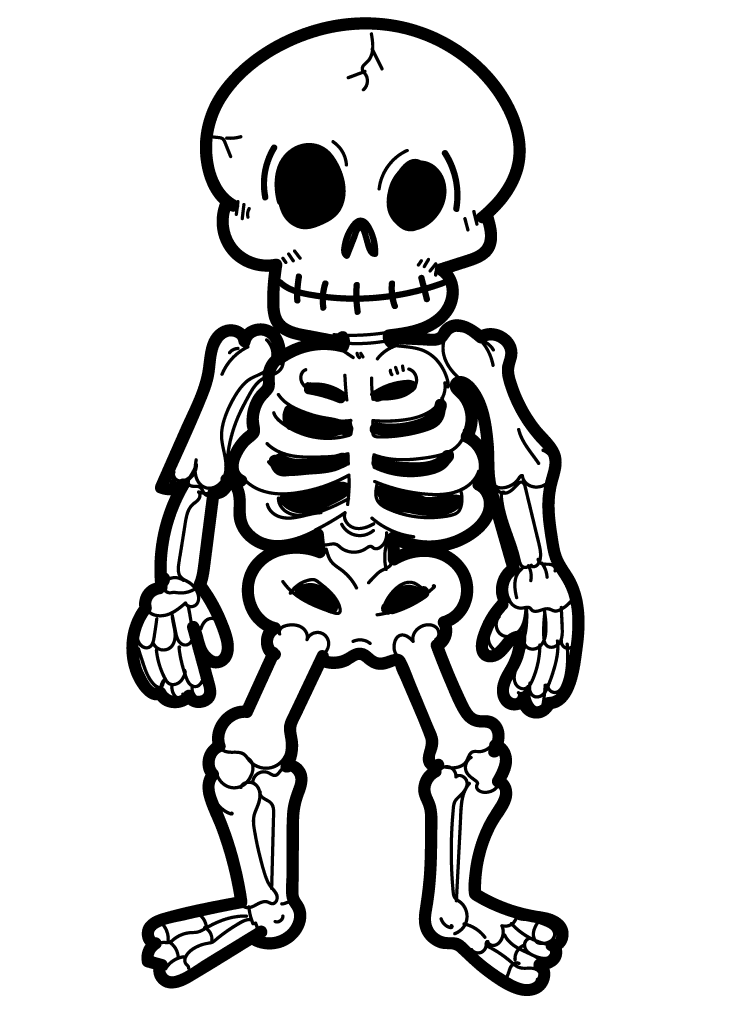 Klein skelet van Skeleton