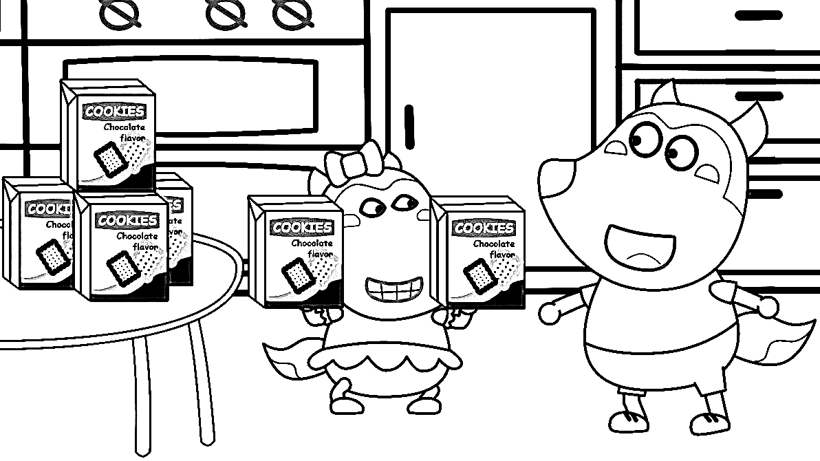 Wolfoo Lucy Coloring Pages - Get Coloring Pages