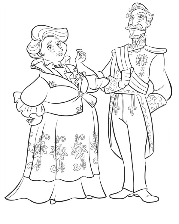 Luisa And Francisco Coloring Page
