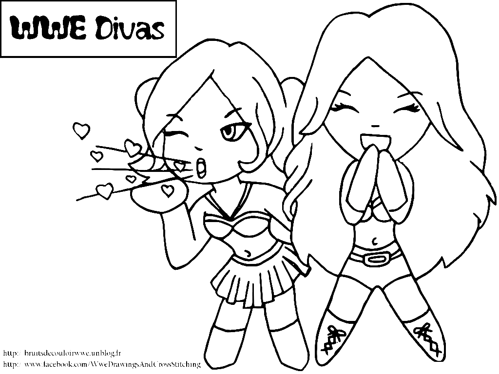Magníficas wwe Divas Bella Twins da WWE