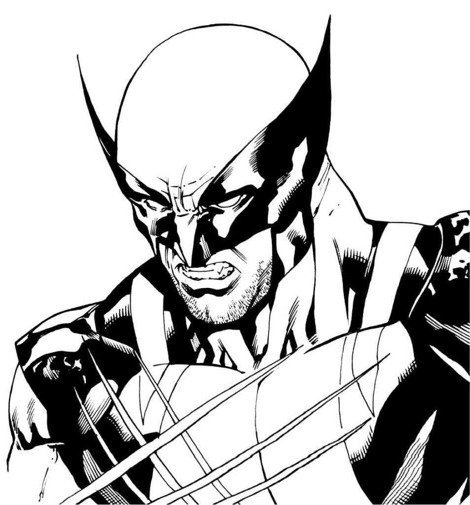 Masked Logan Coloring Pages