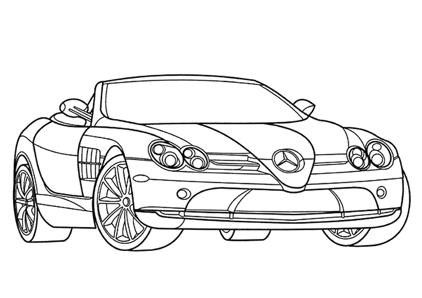 Mercedes Coloring Page