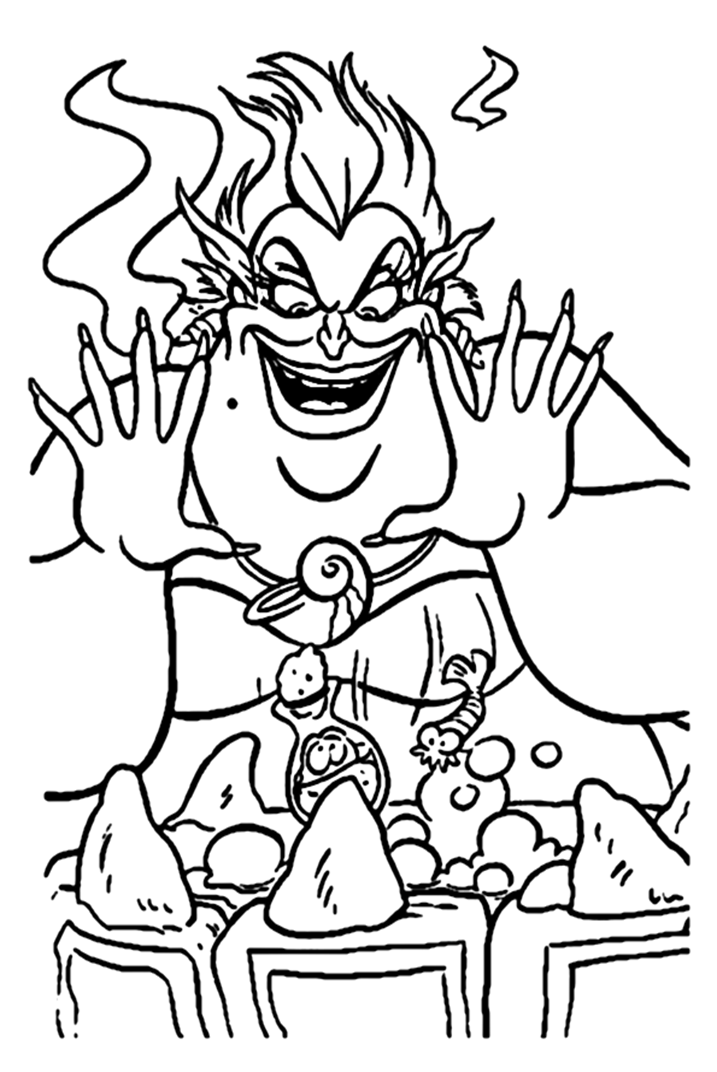 Flotsam And Jetsam Coloring Pages