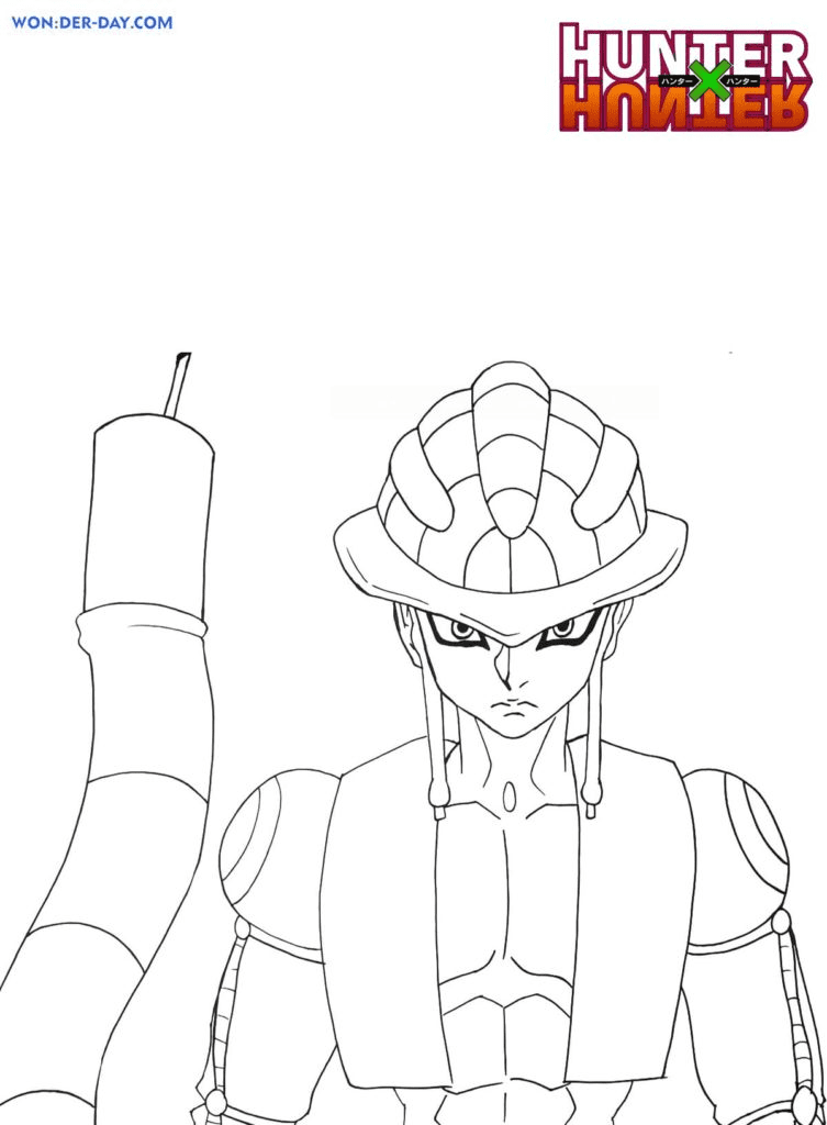 Meruem from Hunter x Hunter Coloring Page