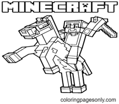 Minecraft Kleurplaten