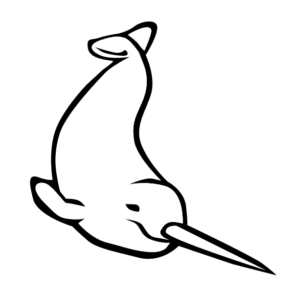 Narwhal Print Coloring Page