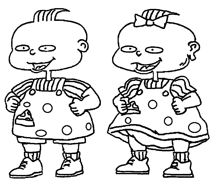 Phillip and Lillian DeVille Coloring Pages