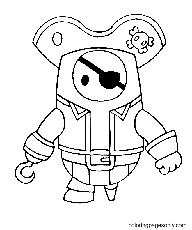 Pirate Skin Coloring Page