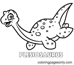 Plesiosaurus Kleurplaten