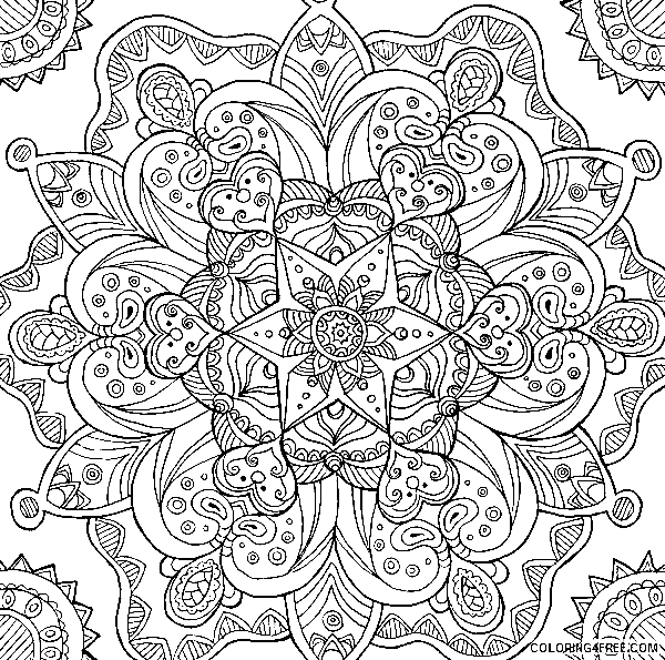 Psychedelic To Print Coloring Page