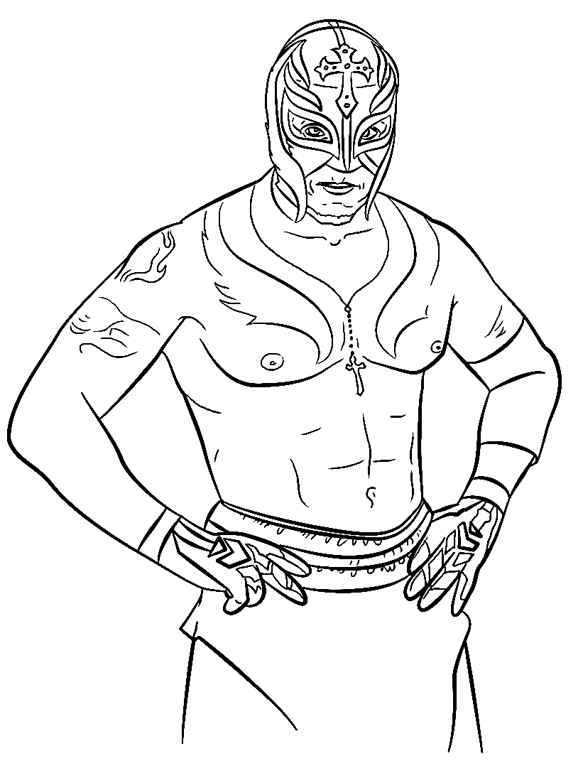 来自 WWE 的神秘人雷伊 (Rey Mysterio)