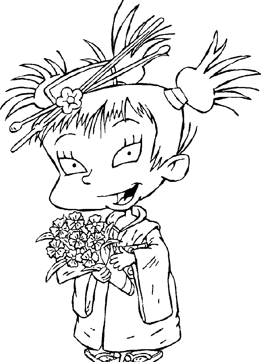 Rugrats Angelica Coloring Page