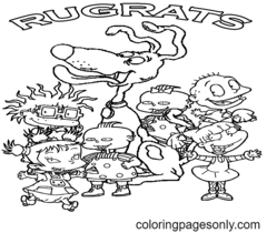 Páginas para colorir Rugrats