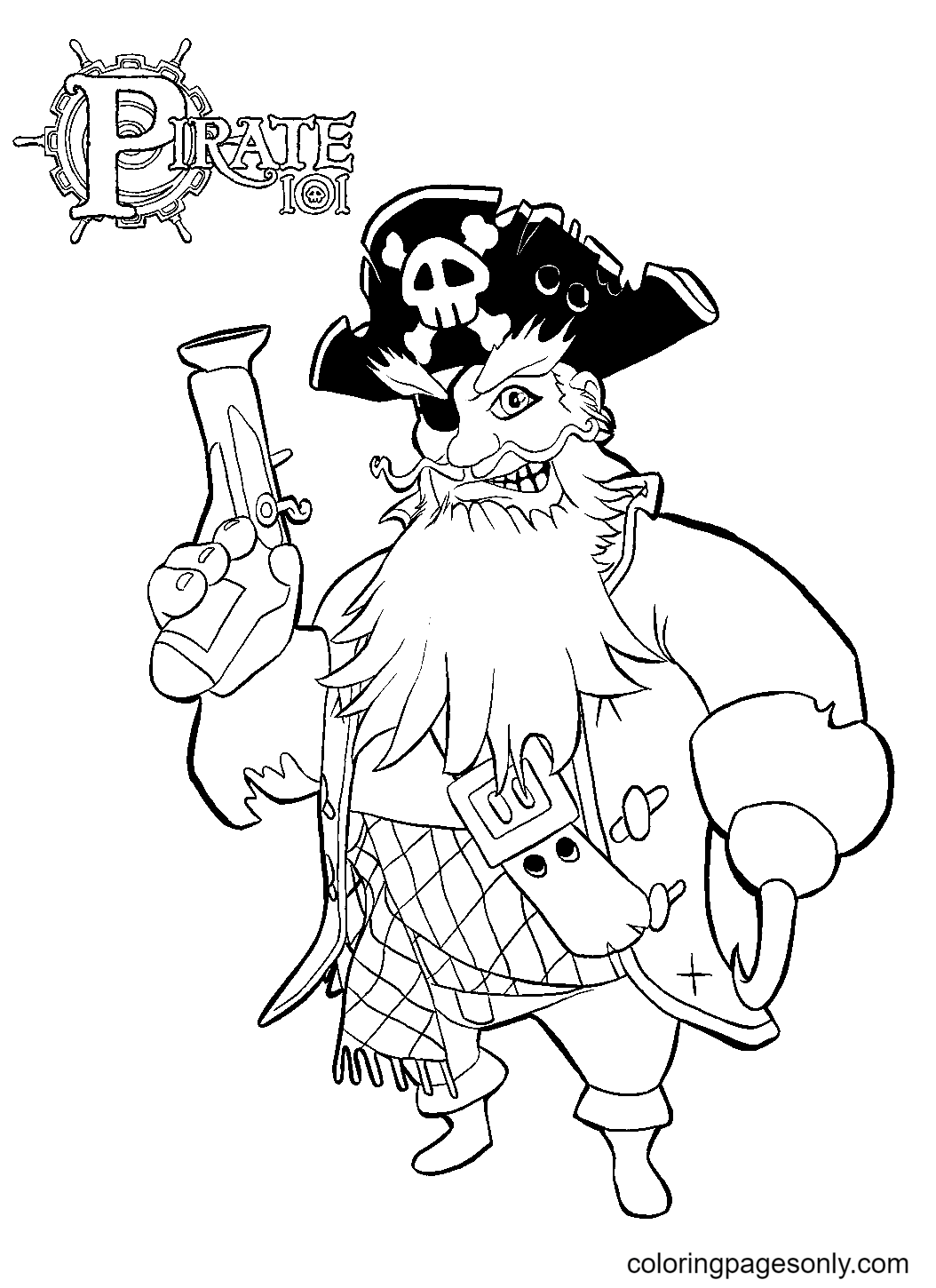 Gruseliger Pirat von Pirate