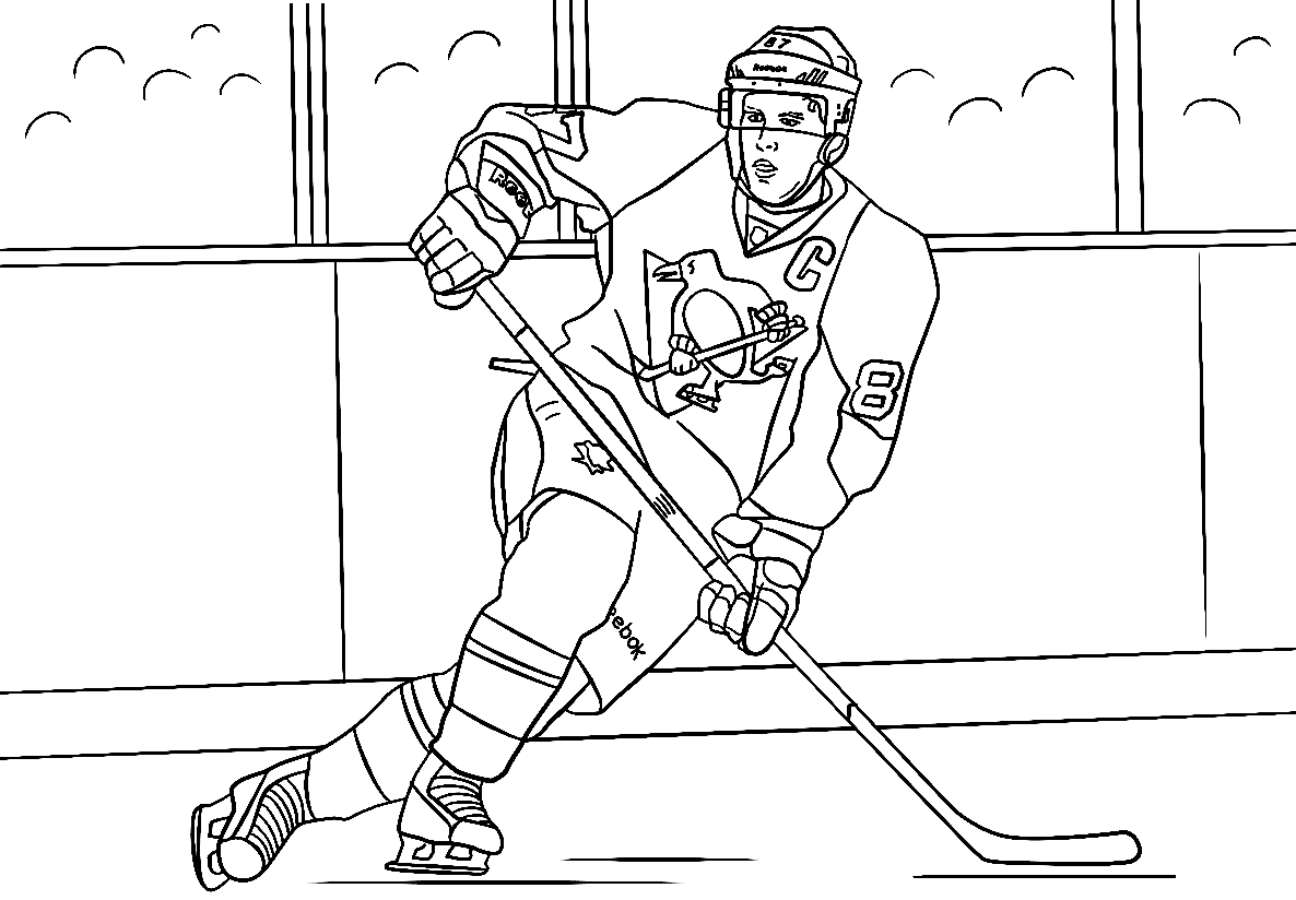 Hockey Coloring Pages - Free Printable Coloring Pages