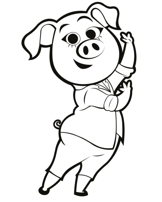 Sing 2 Rosita Coloring Pages