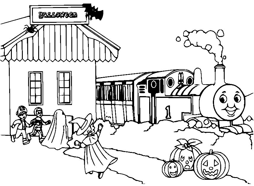 Thomas Train en Halloween de Thomas y sus amigos
